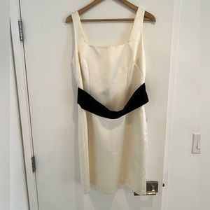 Aqua mini dress with bow